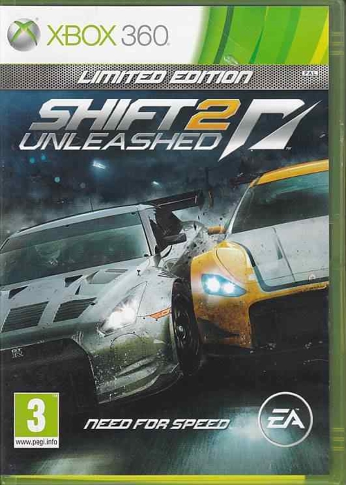 Shift 2 Unleashed Limited Edition - XBOX 360 (B Grade) (Genbrug)